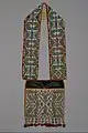 Loom-beaded bandolier bag attributed to Winnebago people, c. 1880s, collection of the Metropolitan Museum of Art