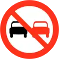 No overtaking