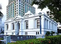 The same building, now Town Hall and Bank Indonesia branch