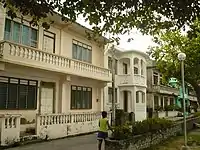 Heritage houses along Banton's seawall