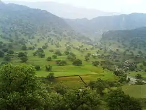 Barabar around the Gachsaran city, Early spring