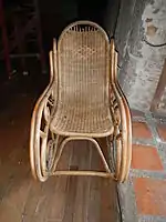 Rattan rocking chair