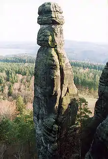 The Barbarine (43 m high), Saxon Switzerland, Germany