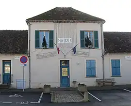 The town hall in Barbey