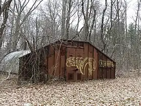 A decommissioned naval ammunition bunker