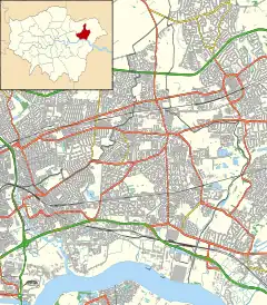 Map of Barking and Dagenham