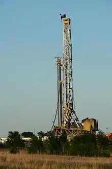 Image 124Natural gas drilling rig in Texas, US (from Natural gas)