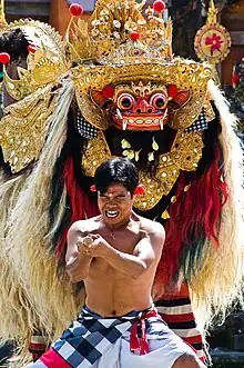 Image 50Indonesia possesses rich and colourful culture, such as Barong dance performance in Bali. (from Tourism in Indonesia)