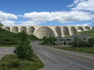 The Daniel-Johnson Dam, on Quebec's Manicouagan River (1968)