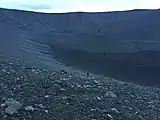 Crater on Barren Island in 2016