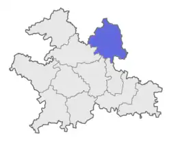 Location of Barshi Taluka in Solapur District