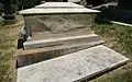 Washington Bartlett's tomb at Mountain View Cemetery in Oakland, California.