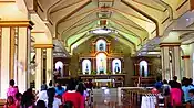 The cathedral's interior