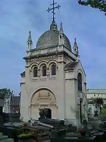 Tomb of Marie Bashkirtseff, a recreation of her studio