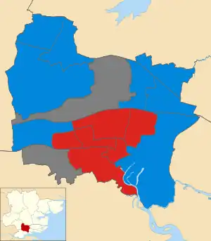 2011 results map