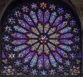 Rayonnant rose window