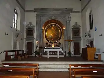 Interior of the Basilica of St. Aurea of Ostia.