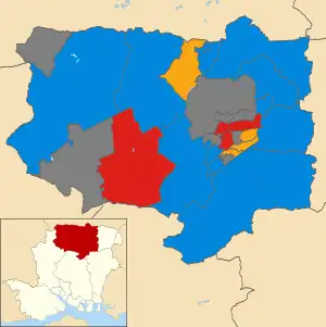 2019 results map