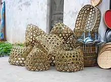 Baskets in Haikou City, Hainan Province, China.