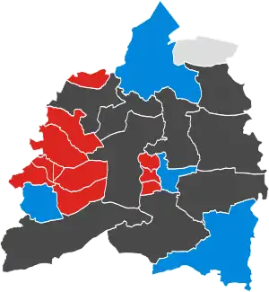 2010 results map