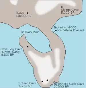 The Bassian Plain was a land bridge that connected Tasmania to mainland Australia