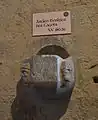 Font for Cagots in the church of Bassoues, dating from the 15th century.