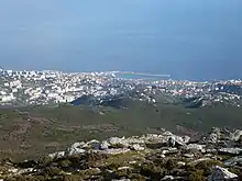 Bastia seen from the "Pigno"