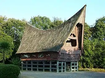 A traditional Batak Toba house, North Sumatra