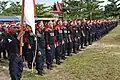 Batamad regular personnels lined up