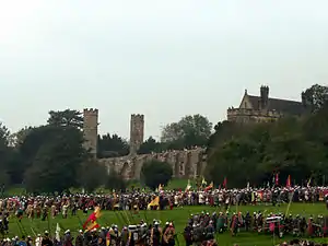 A 2006 reenactment of the Battle of Hastings, which occurred in 1066.