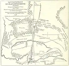 Map of the battle