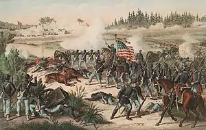 Image 26The Battle of Olustee was the only major Civil War battle fought in Florida. (from History of Florida)