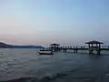 Batu Musang Jetty where visitors can take a boat ride to Aman Island from Batu Kawan.