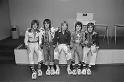 Bay City Rollers in Holland in 1976