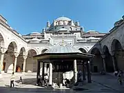 Courtyard of the Bayezid II Mosque, Istanbul (late 15th century)