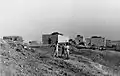 Bayt Jiz after capture by Harel Brigade, 1948. Original caption says: "Houses are full of fleas."