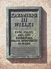 Commemorative plaque