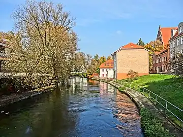 Leat river branch.