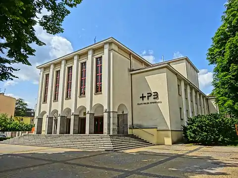 View of the theatre from Adam Mickiewicz Alley