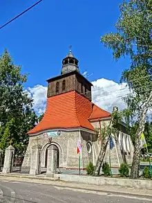 View of the church from the street