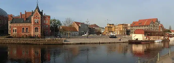 View from opposite side of Brda river