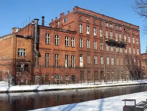 The old dye building