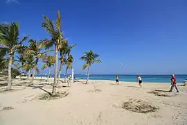 Volleyball in Kish beach