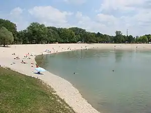 Beach at Lake Bundek