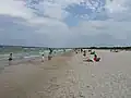 Beach, looking east