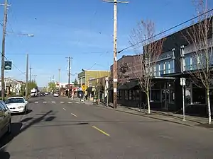 "Beaumont Village" on NE Fremont Street