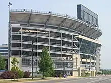 Beaver Stadium Endzone Club & Upper Concourse Expansion, Summer 2001