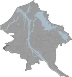 Location of Beberbeķi in Riga