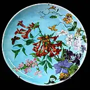 Floral plate