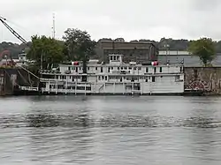 The Becky Thatcher docked on Neville Island on October 17, 2009.